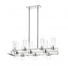  4008-10PN - 10 Light Linear Chandelier