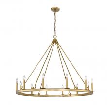  482R-12OBR - 12 Light Chandelier