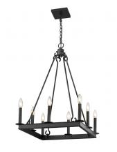  482S-8-20MB - 8 Light Chandelier