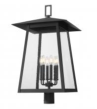  5015PHXXLR-BK - 6 Light Outdoor Post Mount Fixture