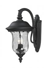  534M-BK - 2 Light Outdoor Wall Light