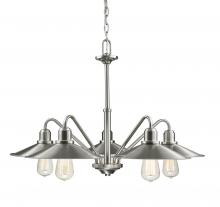  613-5-BN - 5 Light Chandelier