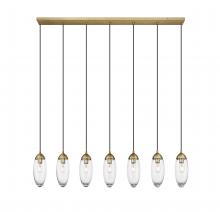  651P-7L-RB - 7 Light Linear Chandelier