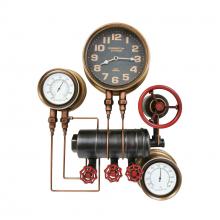  WC1972 - Ciana Designs - Wall Clock - Steampunk with Hygrometer