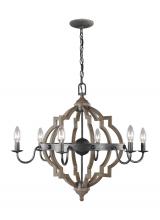  3124906EN-846 - Six Light Chandelier