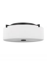  FM313EN3/ORB - Small Two Light Flush Mount