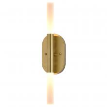  W0488 - Fulton 2 Light LED Wall Light Satin Brass