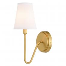  W0473 - Briar 1 Light Wall Light Muted Brass