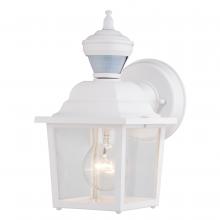  T0733 - Bedford Park Dualux 5.25-n. Outdoor Motion Sensor Wall Light Textured White