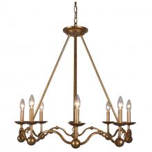  H6122-6GD - 6-light Rosina Chandelier