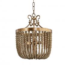  H7126-2AS - Darcia small chandelier in Antique Silver