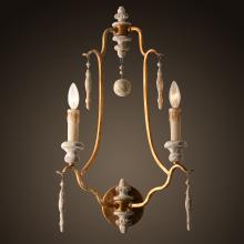  W5114-2GD - Arietta  Sconce w/ gold finish