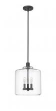  46933-MB - Asheville 3-Light Pendant light Matte Black