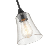  2121-MB - Caily 1-Light Pendant light Matte Black