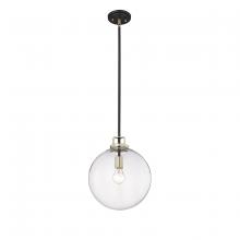  9202-MB/MG - Mellrosa 1-Light Pendant light Matte Black Modern Gold