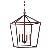  3254-RBZ - 4-Light Pendant light Rubbed Bronze