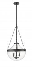  20103-MB - Clarra 3-Light Pendant light Matte Black