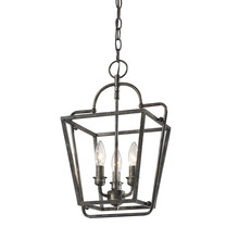  3236-AS - 3-Light Pendant light Antique Silver