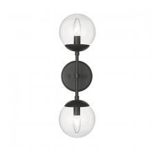  8152-MB - Avell 2-Light Wall Sconce Matte Black