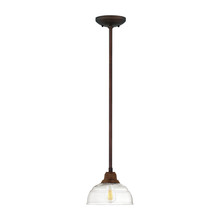  5300-RBZ - Neo-Industrial 1-Light Mini-Pendant light Rubbed Bronze