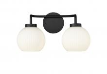  22402-MB - Oprah 2-Light Vanity Matte Black