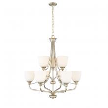  492009-MG - Alberta 9-Light Chandelier Ceiling Light Modern Gold