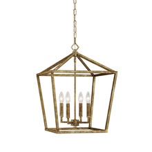  3244-VG - 4-Light Pendant light Vintage Gold