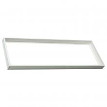  65/595R1 - 1X4 Backlit Panel Frame Kit; White Finish; For use with EM versions